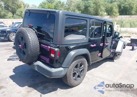2020 Jeep Wrangler Unlimited Sport S 4X4 from USA, damaged, VIN 1C4HJXDN9LW279707